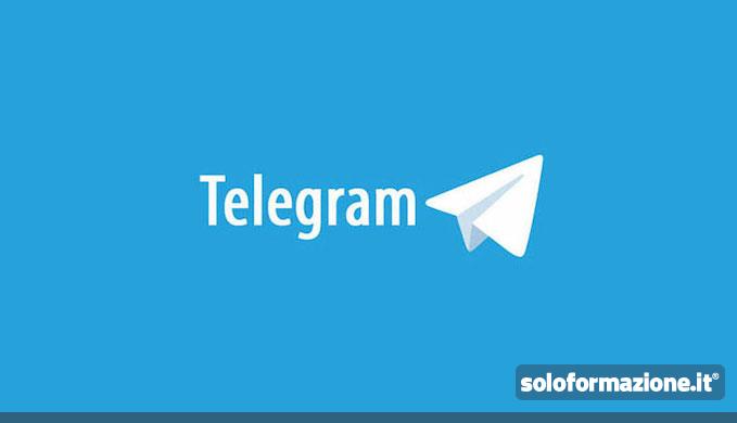 Le news di Soloformazione anche sul canale Telegram