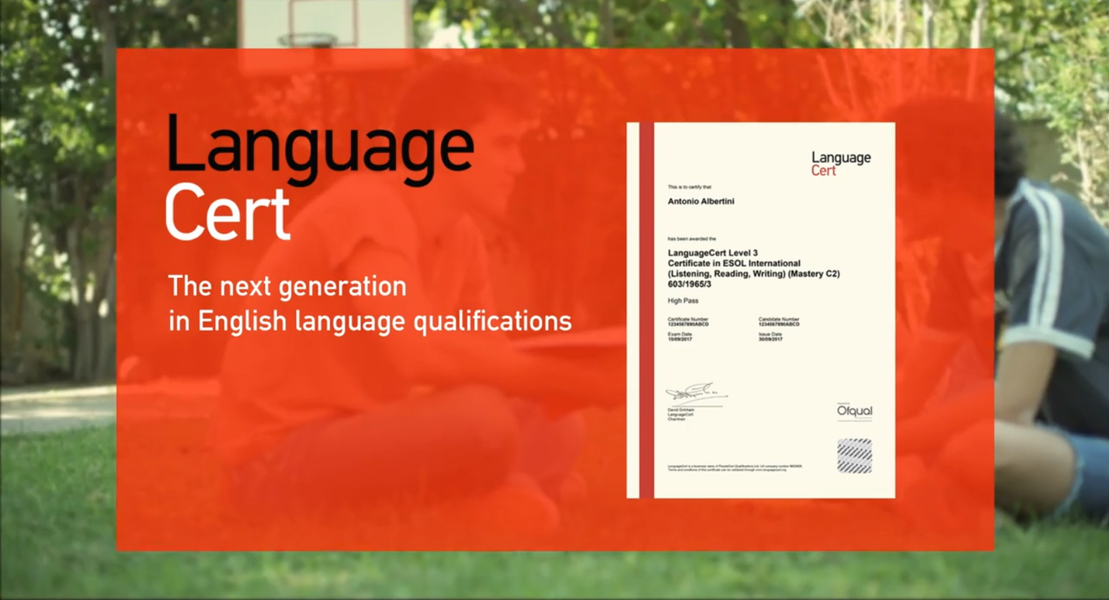Certificazioni linguistiche Language Cert